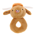 Plush Highland Cow Baby Rattle