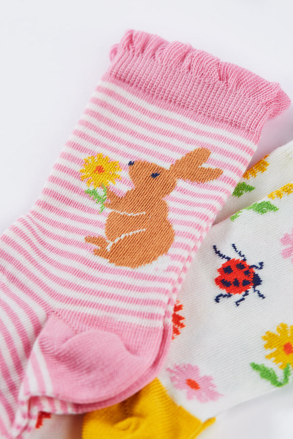 Frill Socks 2 Pack - Rabbit