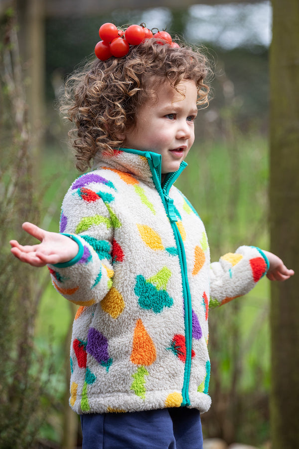 Zipped Ted Fleece Jacket, Dig & Grow