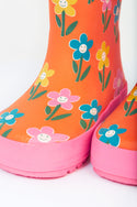Puddle Buster Wellington Boots, Fun Flowers