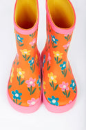 Puddle Buster Wellington Boots, Fun Flowers