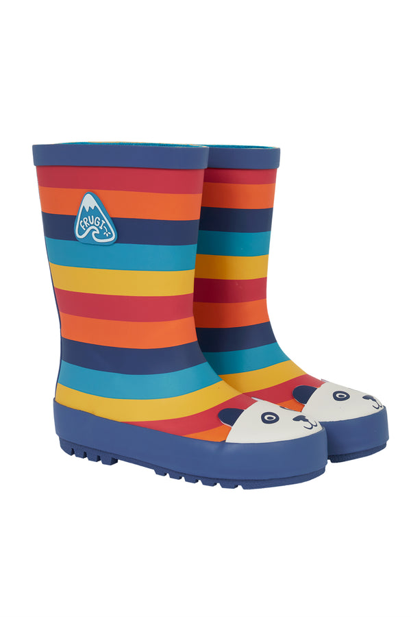 Puddle Buster Wellington Boots, Rainbow Panda