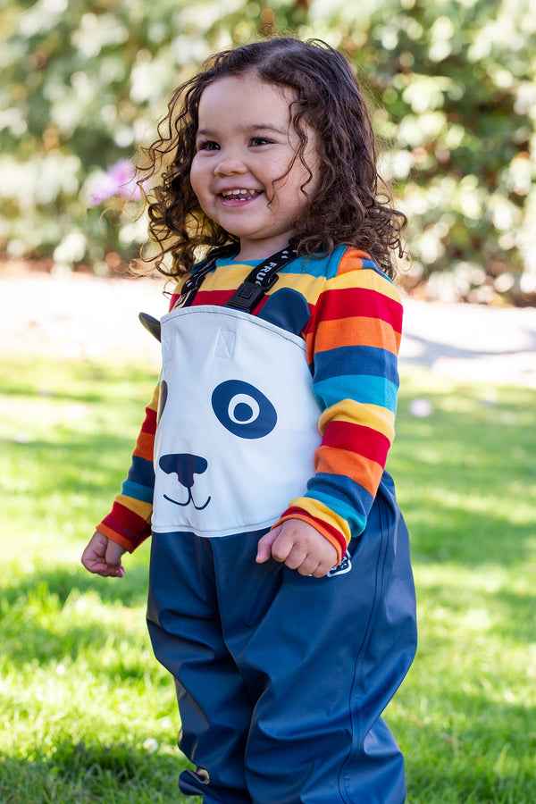 Character Puddle Buster Trousers, Navy Blue/Panda