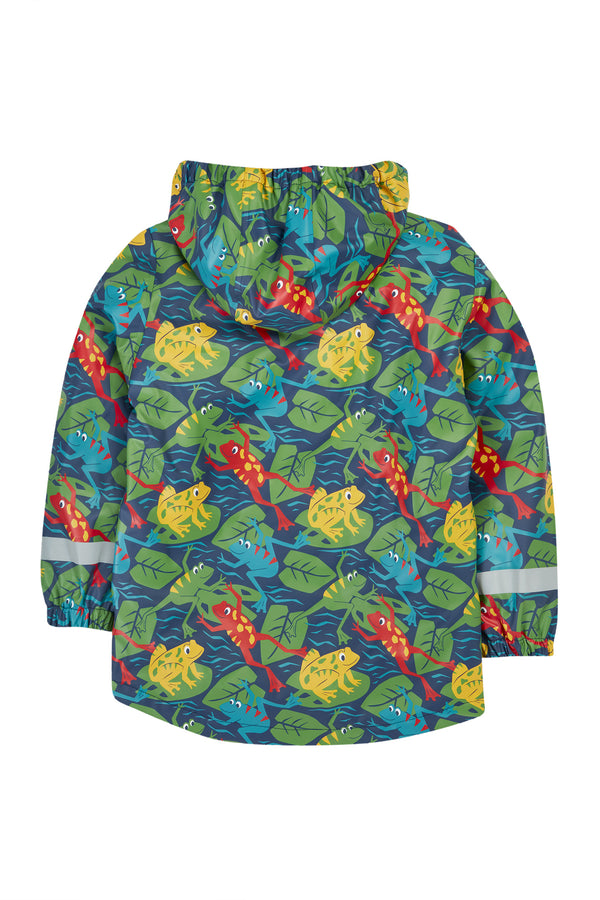 Puddle Buster Printed Coat, Be Hoppy!