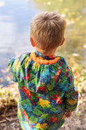 Puddle Buster Printed Coat, Be Hoppy!