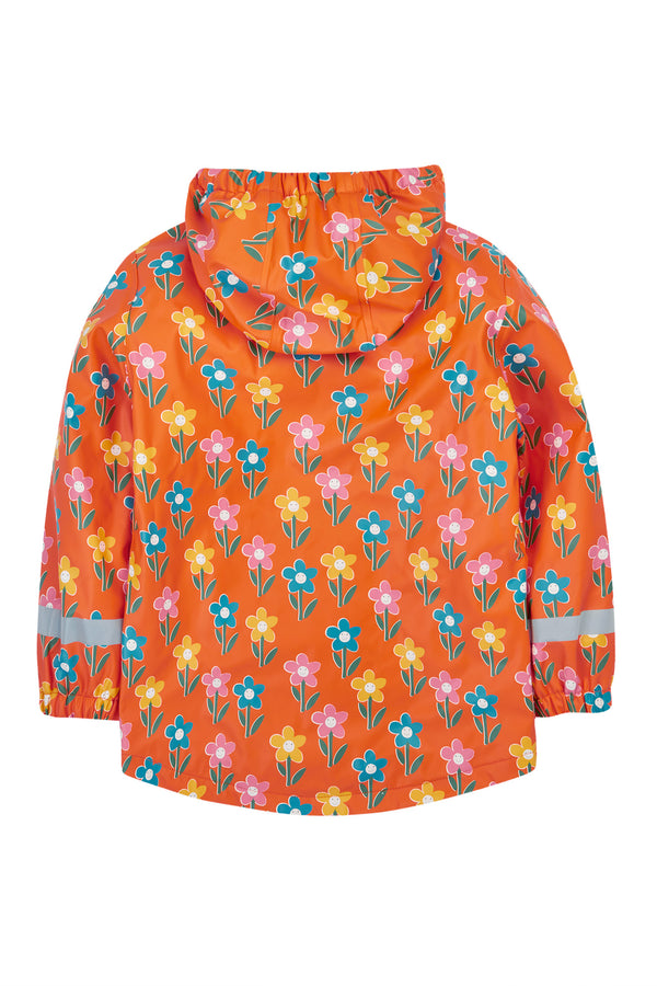 Puddle Buster Printed Coat, Fun Flowers
