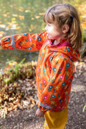 Puddle Buster Printed Coat, Fun Flowers