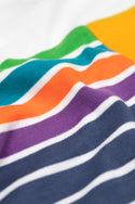 Piran Pocket Top, Navy Engineered Stripe