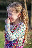 Lucia Top, Multi Stripe