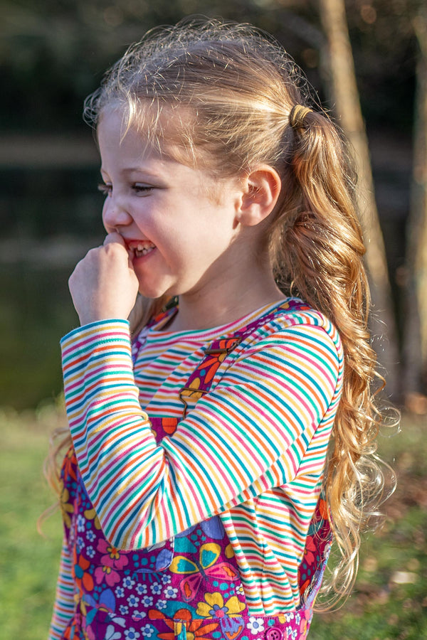 Lucia Top, Multi Stripe