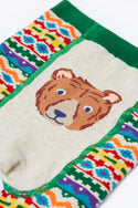 Little Knitted Leggings, Bear Fair Isle
