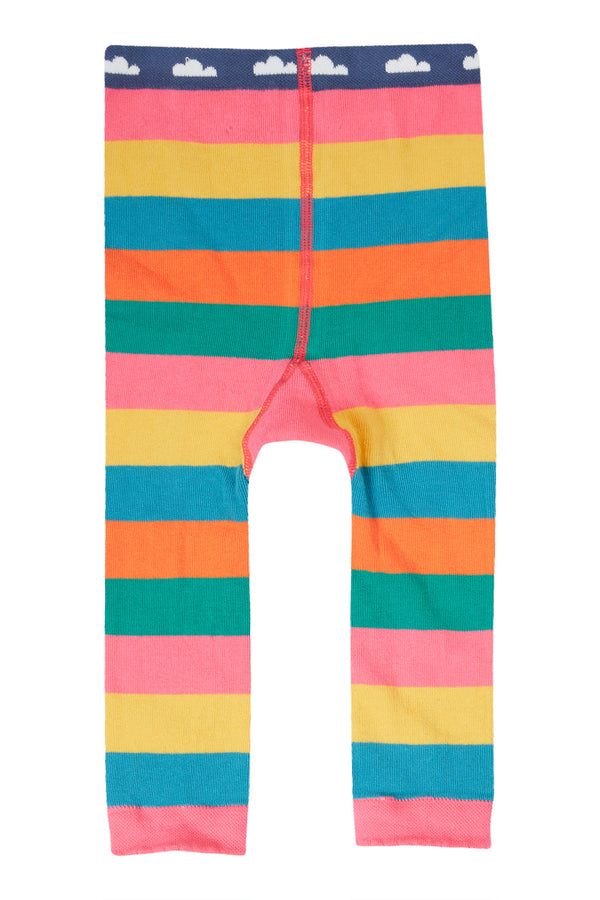 Little Knitted Leggings, Rainbow Bee