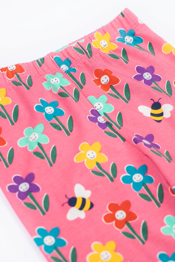 Libby Printed Leggings, Tulip Fun Flowers