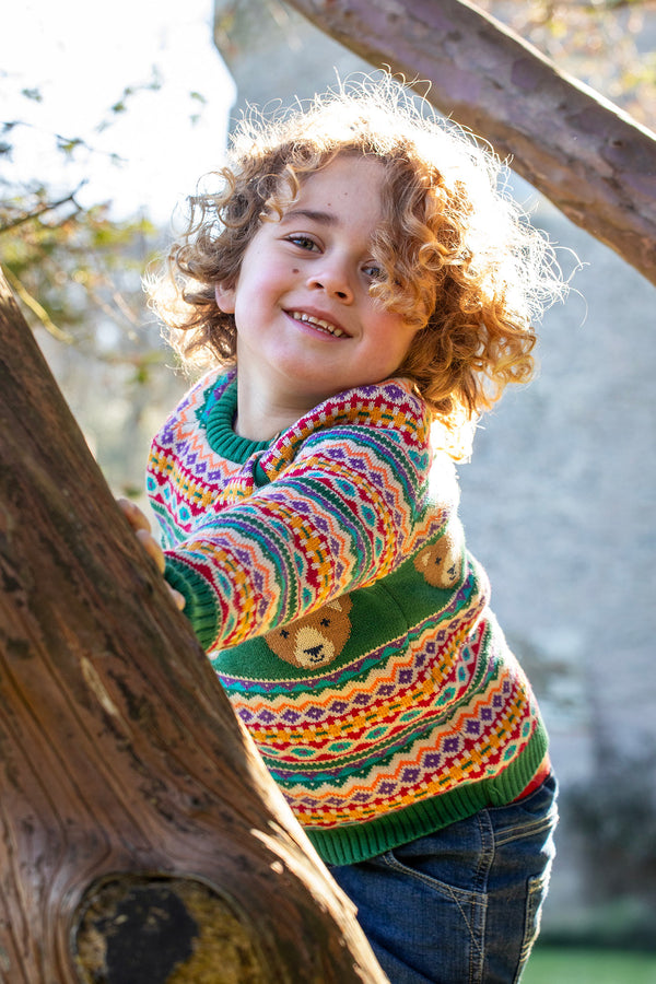 Fowey Fairisle Knitted Jumper