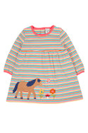 Dolcie Dress, Multi Stripe/Horse