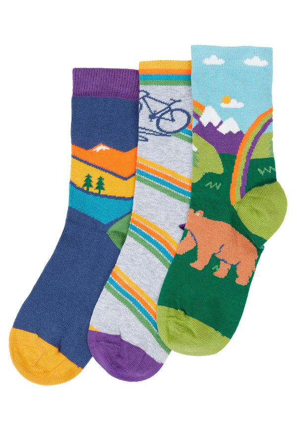 Rock My Socks 3 Pack, Adventure Multipack