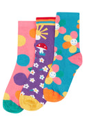 Rock My Socks 3 Pack, Flower Multipack
