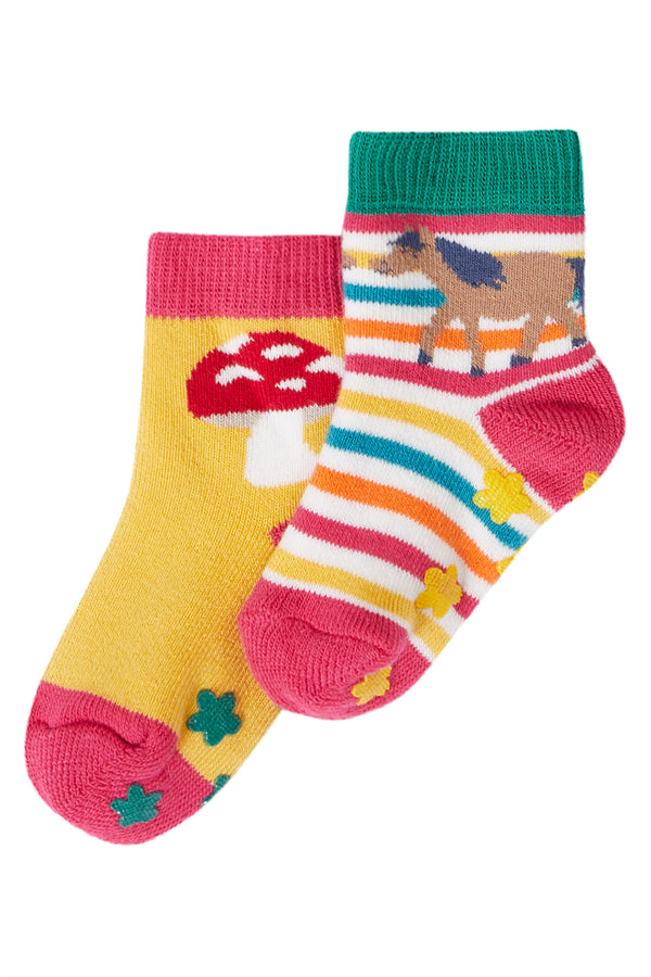 Grippy Socks 2 pack, Wild Woods Multipack
