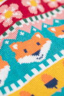 Robyn Fairisle Knitted Cardigan, Fox Fair Isle