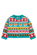 Robyn Fairisle Knitted Cardigan, Fox Fair Isle