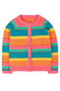 Rowe Rainbow Cardigan, Rainbow Pointelle