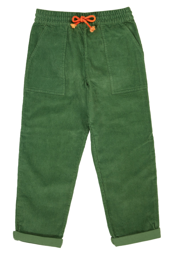 Fox Cord Trousers, Holly Green