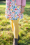 Norah 2pk Tights, Mushroom/Bumblebee