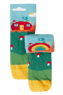 Fun Fold Over Socks 2 pk, Woodland Pals