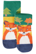 Fun Fold Over Socks 2 pk, Woodland Pals