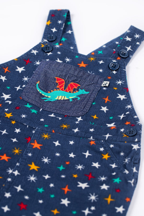 Durgan Printed Dungarees, Rainbow Galaxy