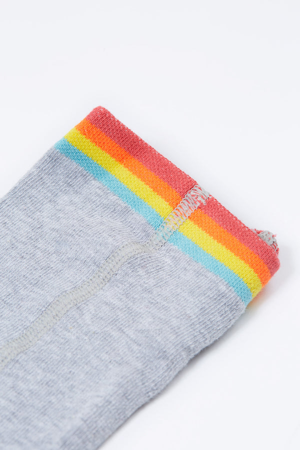 Norah Tights,  Grey Marl/Rainbow