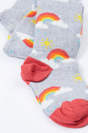 Norah Tights,  Grey Marl/Rainbow