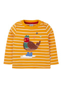 Discovery Applique Top, Gold Breton/Robin