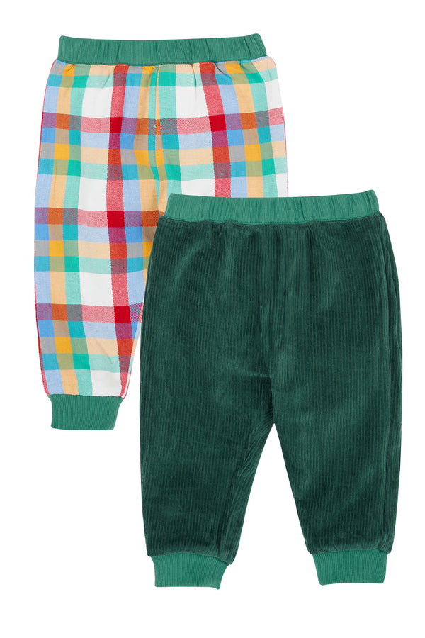 Ronnie Reversible Pull Ups, Holly Green/Check