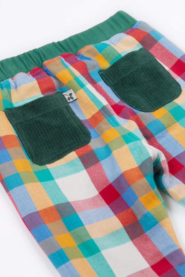 Ronnie Reversible Pull Ups, Holly Green/Check