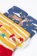 Grippy Socks 2 pack, Festive Pals