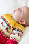 Lumi Knitted Romper, Festive Fairisle