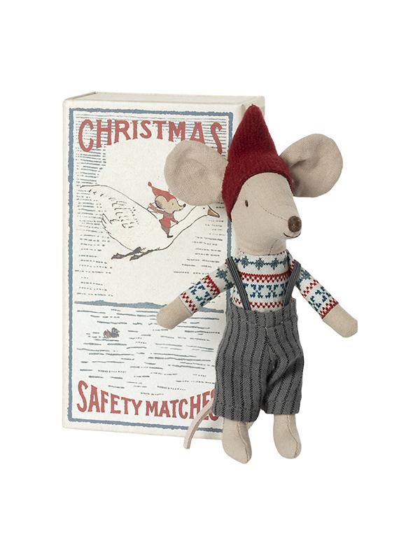 Christmas Mouse Big Brother in a Matchbox