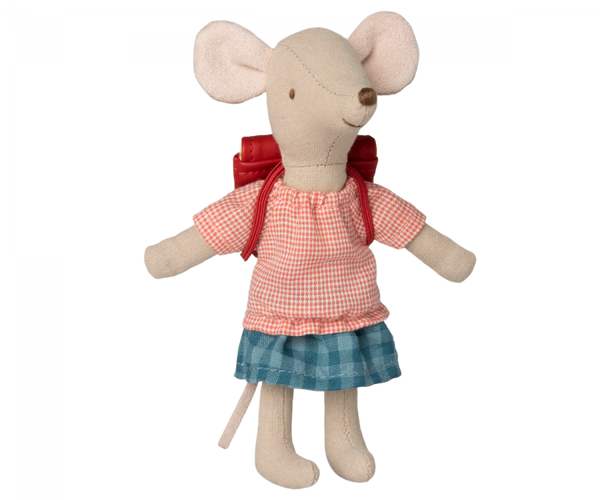 Clothes and Red Backpack, Big Sister Mouse