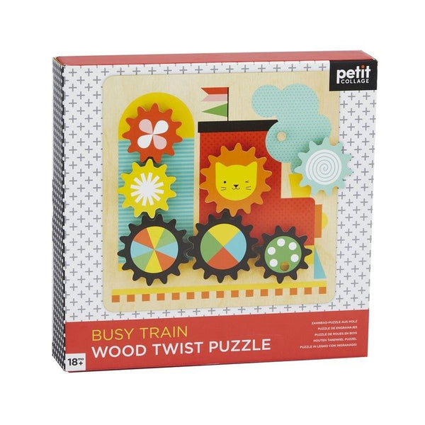 Busy Train Wood Twist Puzzle