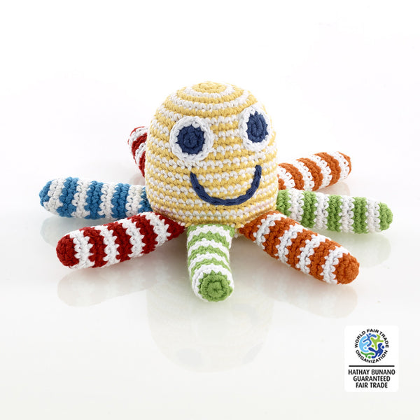 Crochet Octopus Rattle