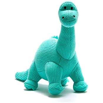 Mini Diplodocus Rattle - Ice Blue