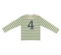 Gooseberry & Cream Breton Striped Number 4 T Shirt