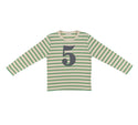 Gooseberry & Cream Breton Striped Number 5 T Shirt