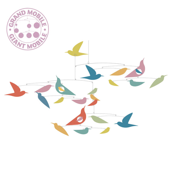 Mobile - Multicoloured Birds