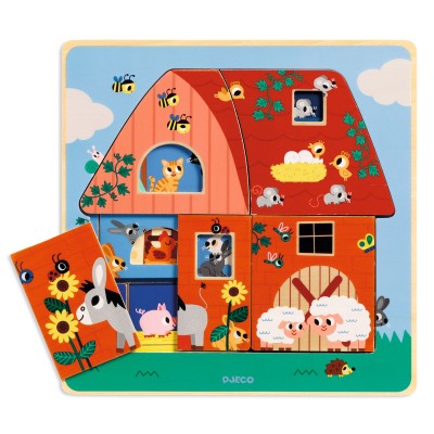 Chez Moo - Three layer puzzle