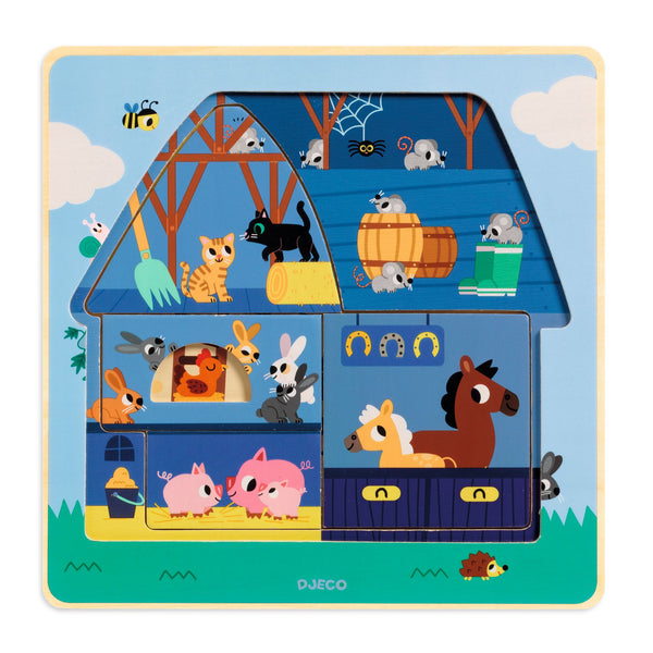 Chez Moo - Three layer puzzle