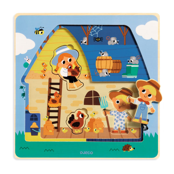 Chez Moo - Three layer puzzle