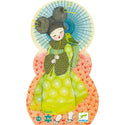 Kokeshi Silhouette Puzzle