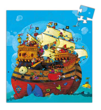 Barbarossa's Boat Silhouette Puzzle